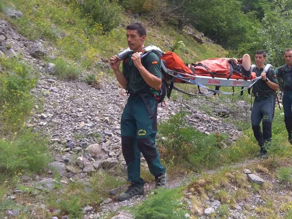 La Guardia Civil auxilia a 14 personas en cinco días en la provincia de Huesca