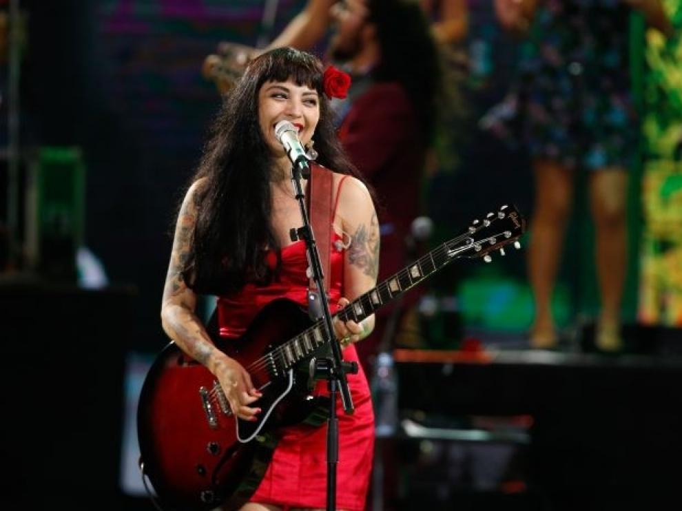 Mon Laferte y el Programa Arte y Cultura de La Fundación Once, Premios Pirineos Sur 2019