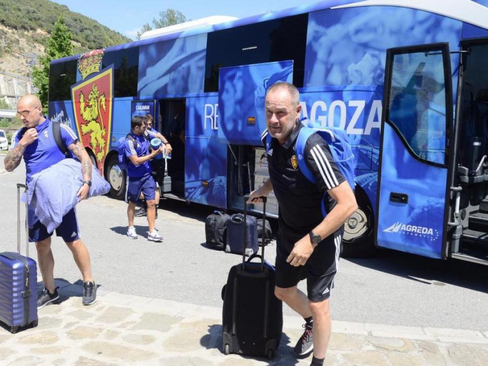 El Real Zaragoza inicia en Boltaña su concentración de pretemporada