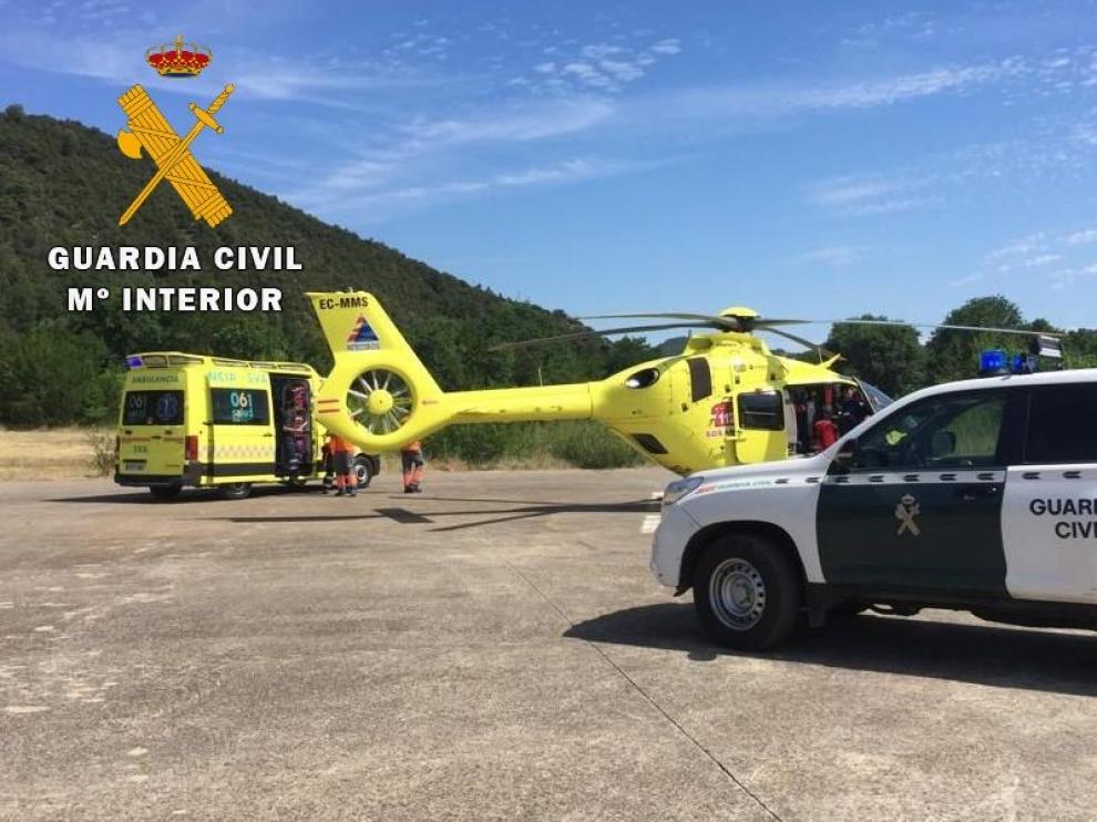 La Guardia Civil suma siete nuevos rescates en tres días en la provincia de Huesca