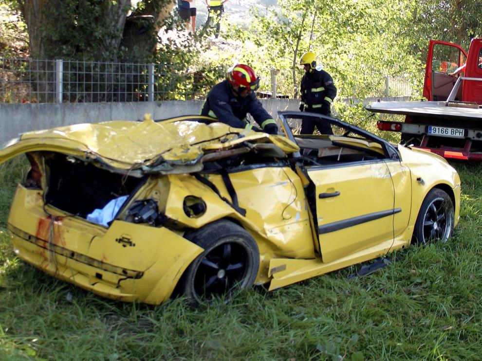 Cuatro jóvenes mueren en un accidente en Salamanca