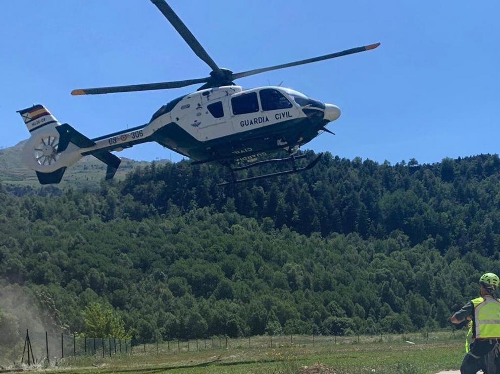 La Guardia Civil rescata a once personas este fin de semana en el Pirineo oscense