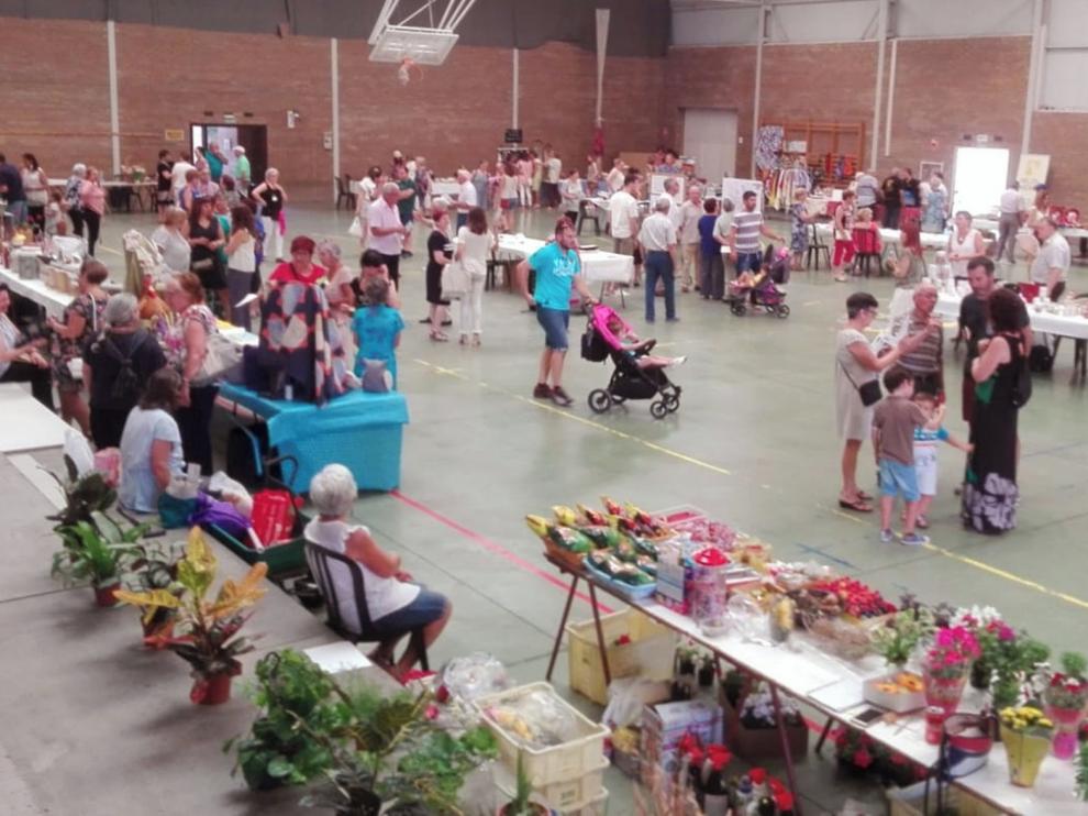 Mucho público disfrutó en la Feria de Artesanía de Lalueza