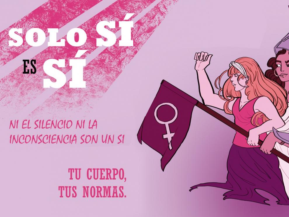 La campaña Solo sí es sí recorrerá el Cinca Medio durante sus fiestas