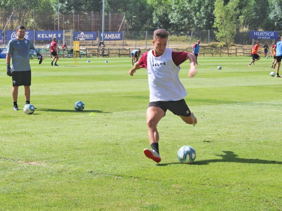 Escriche: "Mi decisión siempre fue venir al Huesca"