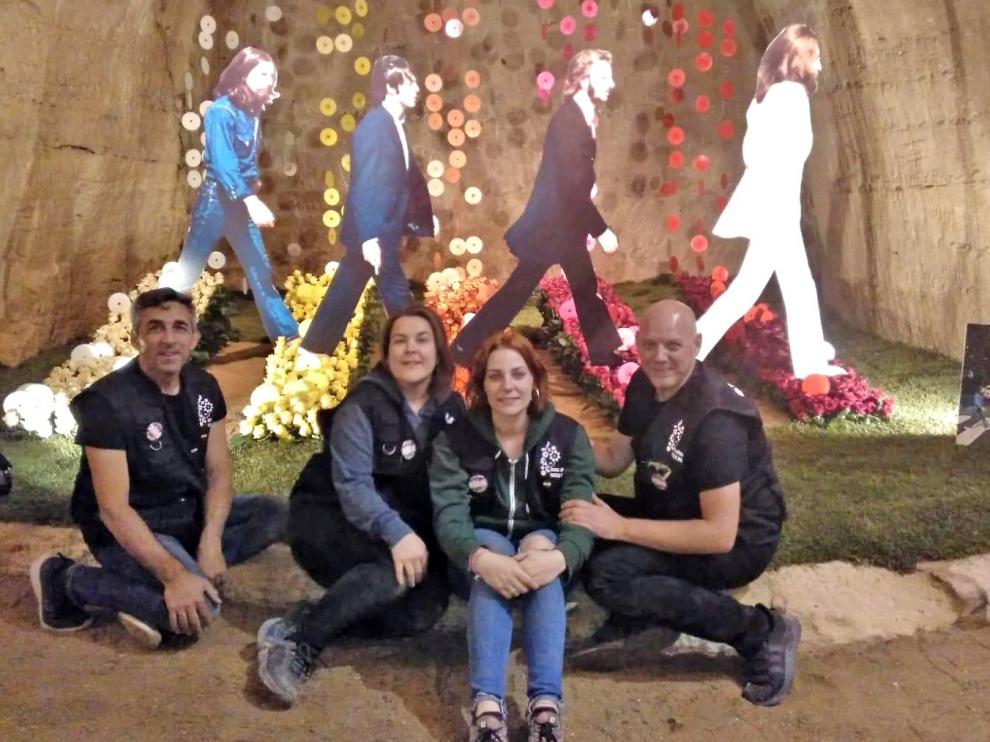 Huesca exhibe en Francia su talento con las flores