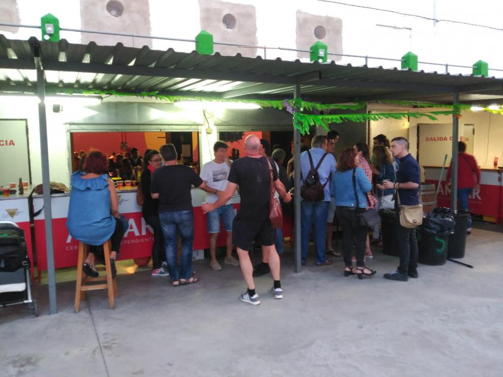 Animadas cenas del socio de la Laurentina y Zoiti, a dos semanas de las fiestas de Huesca
