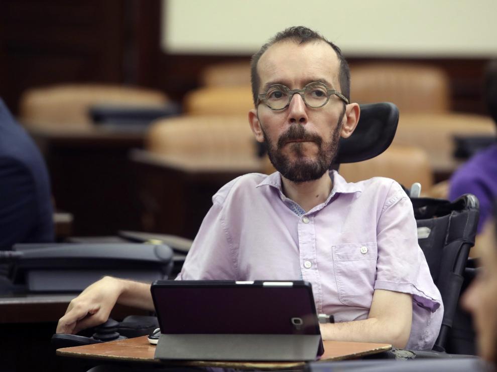 Echenique afirma que el pacto político en Aragón también se puede hacer en España