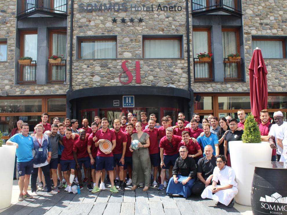 El Huesca pone punto y final a su concentración en Benasque