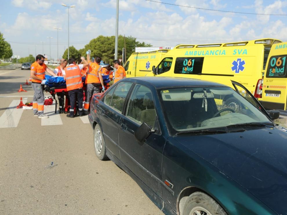 Atropellada una mujer en un paso de cebra de Martínez de Velasco en Huesca