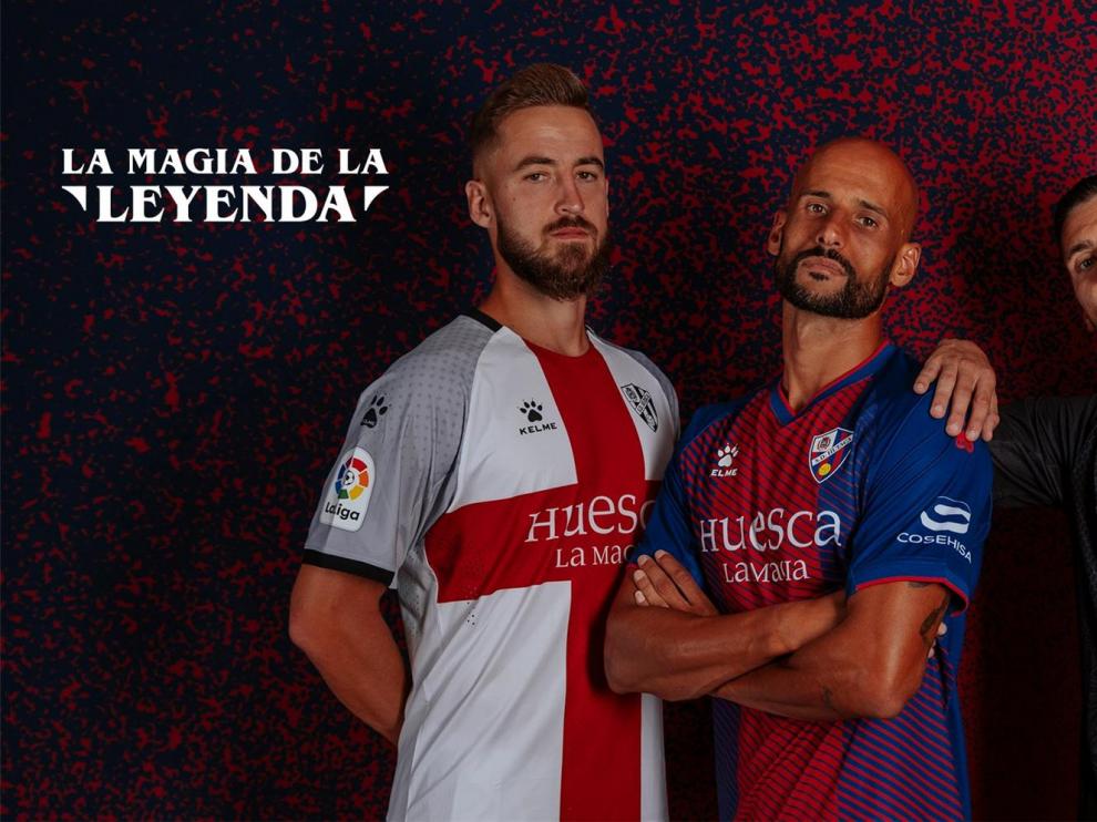 El Huesca presenta sus nuevas equipaciones para la temporada 2019/20