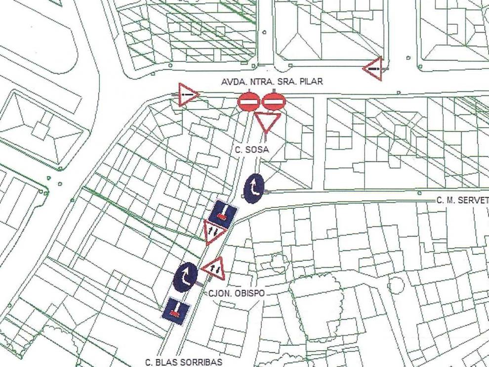 Cambio puntual en el sentido de circulación de la calle Sosa de Monzón