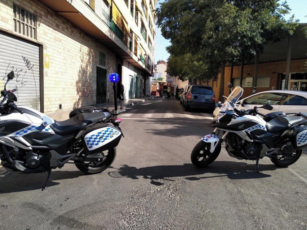 Incendio en un piso en la calle Obispo Ram de Huesca