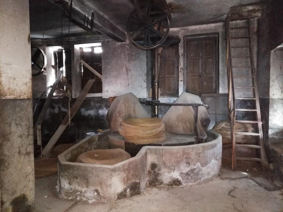 El antiguo molino de aceite de Boltaña reabrirá sus puertas como oficina de turismo