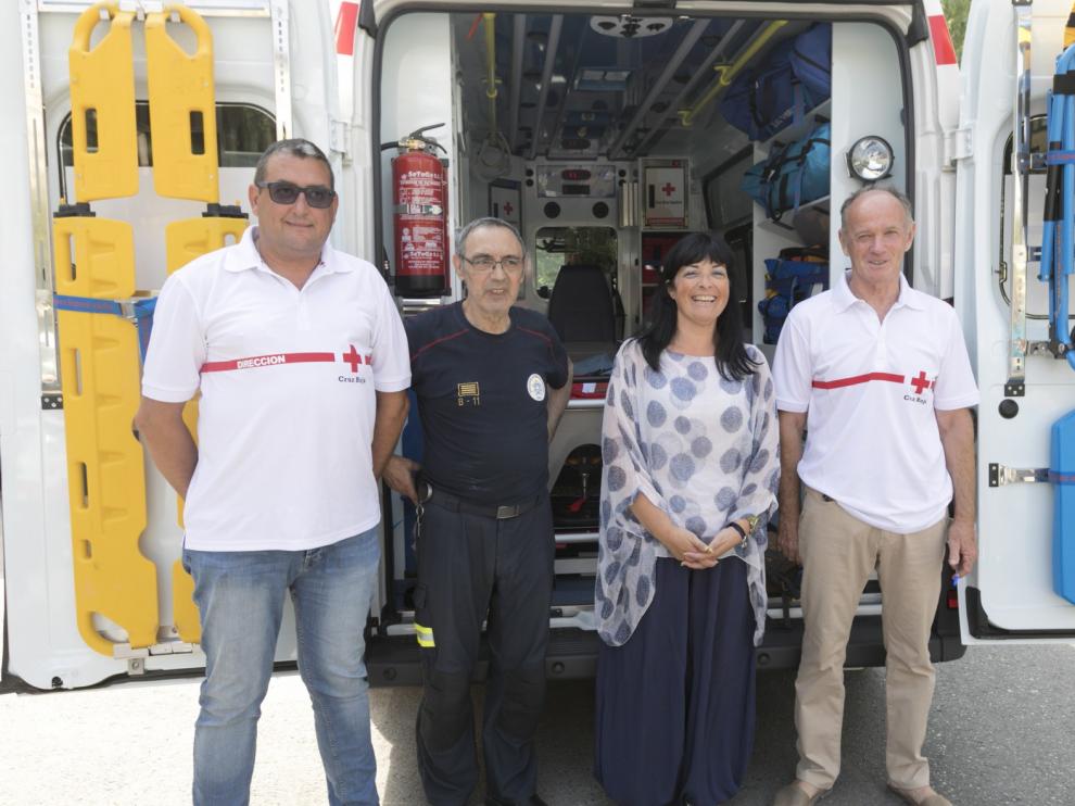 Cruz Roja habilita un dispositivo de 50 voluntarios y 7 ambulancias para las Fiestas de San Lorenzo