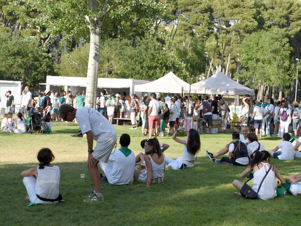 El calor será protagonista en la primera jornada de las fiestas de San Lorenzo