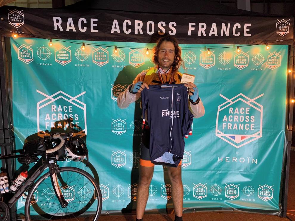 Samuel Porcel completa la tremenda Race Across France