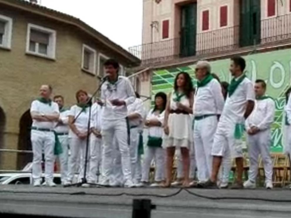 Guillermo Marro es el protagonista de la Fiesta del Comercio de Huesca