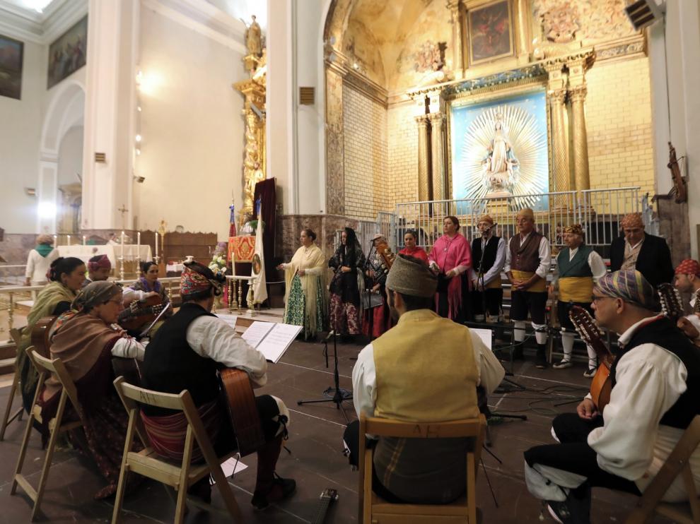 Devoción laurentina en la misa de la Cofradía, con brillo de Santa Cecilia