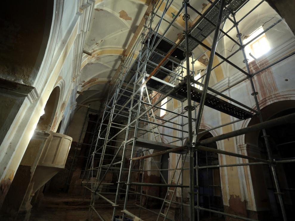 La restauración de la iglesia de Castilsabás se iniciará en menos de dos meses