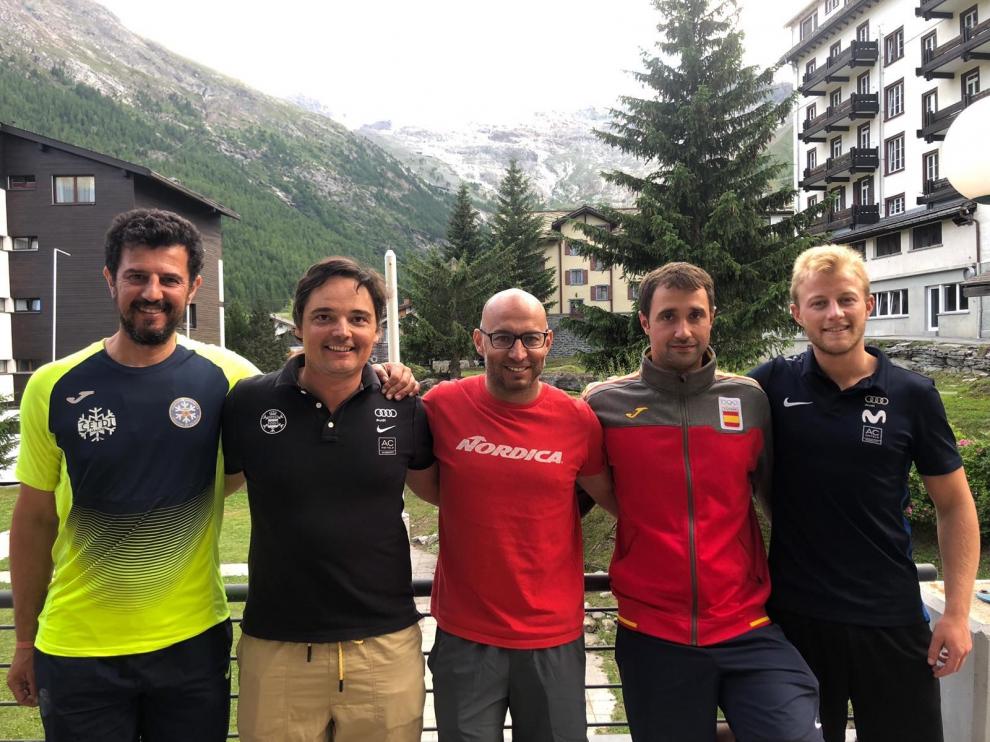Los técnicos aragoneses de élite coinciden en Suiza
