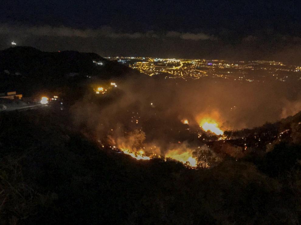 Decretan prisión para el presunto autor del fuego de Gran Canaria