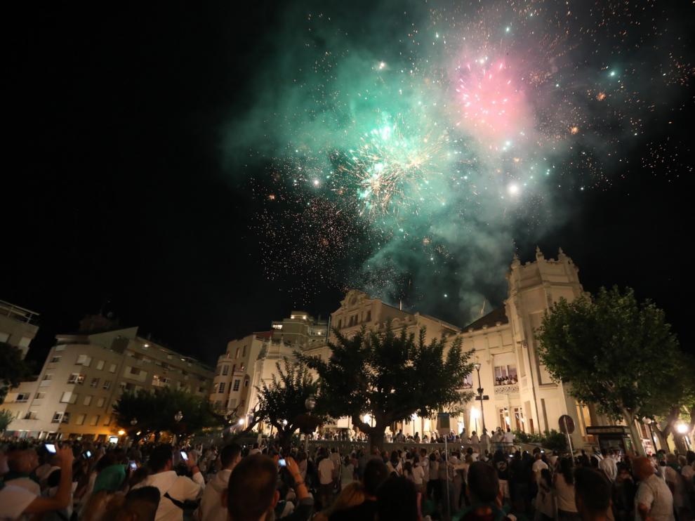 Un cielo lleno de color baja el telón a una intensa semana de San Lorenzo