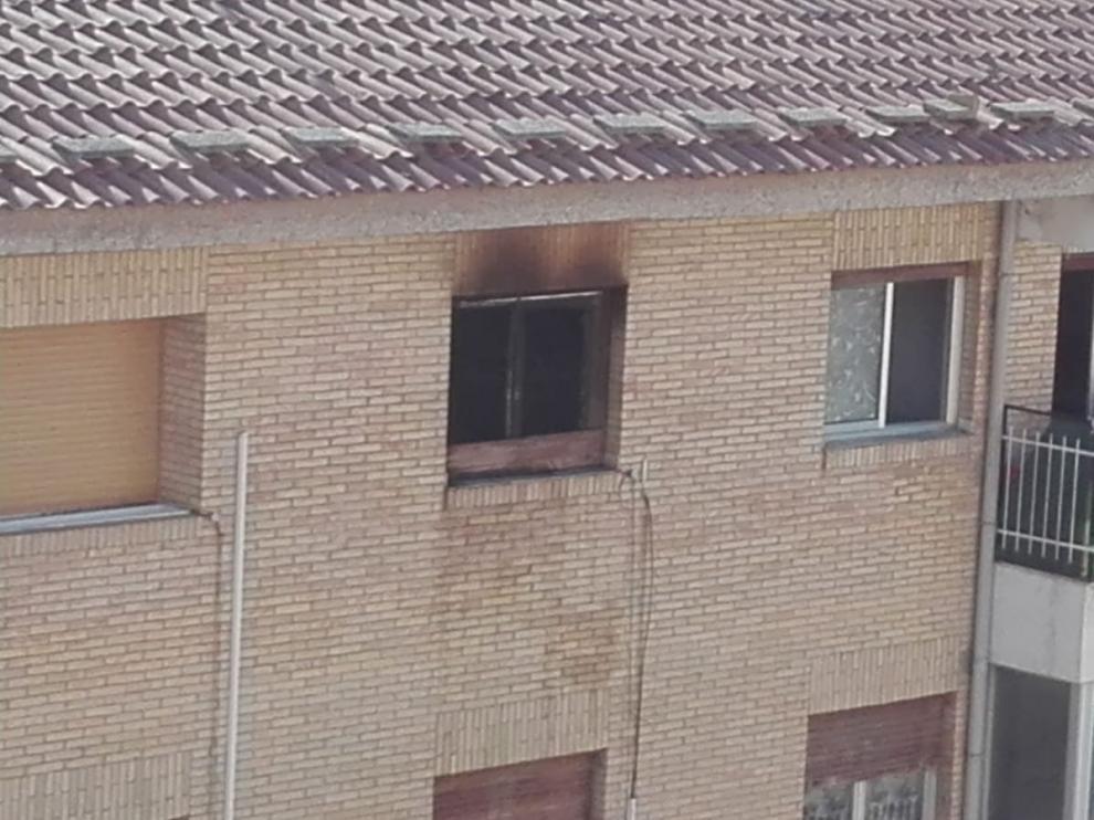 El herido en el incendio de León Abadias, grave en la UCI del San Jorge de Huesca