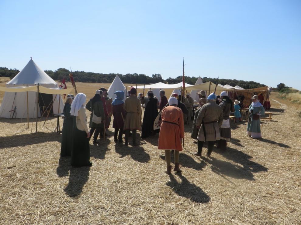 La recreación medieval de Foces atrae a 200 personas