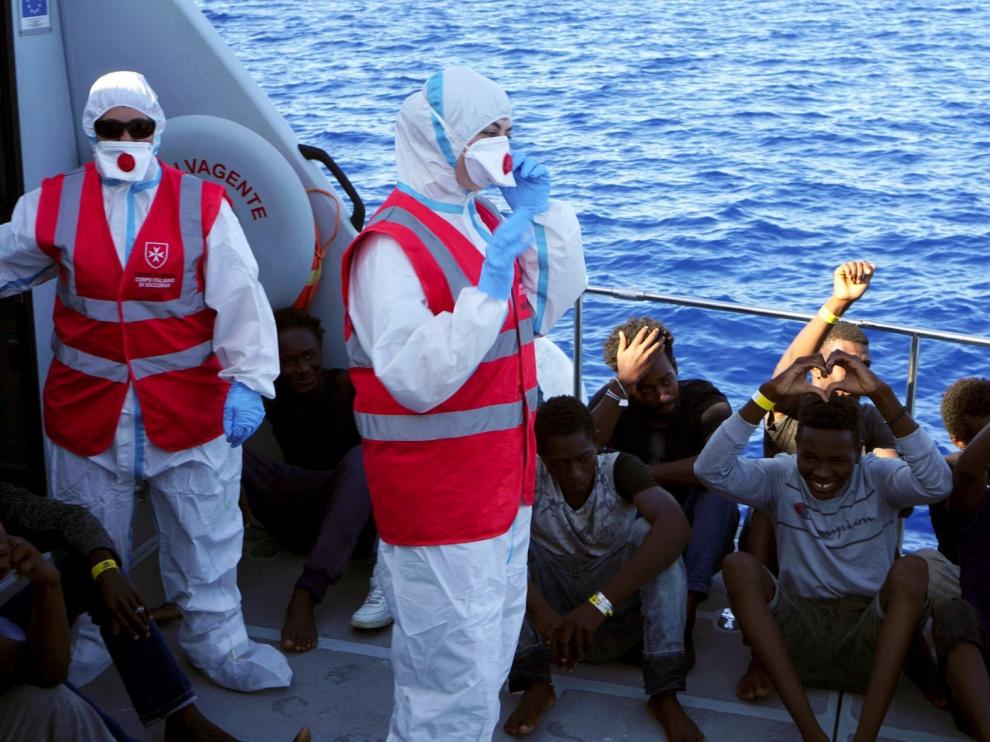 Los 27 menores de Open Arms desembarcan pese a Salvini