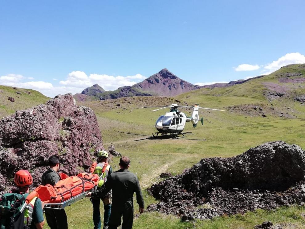 Muere la montañera madrileña que fue rescatada en el pico Monje en Astún