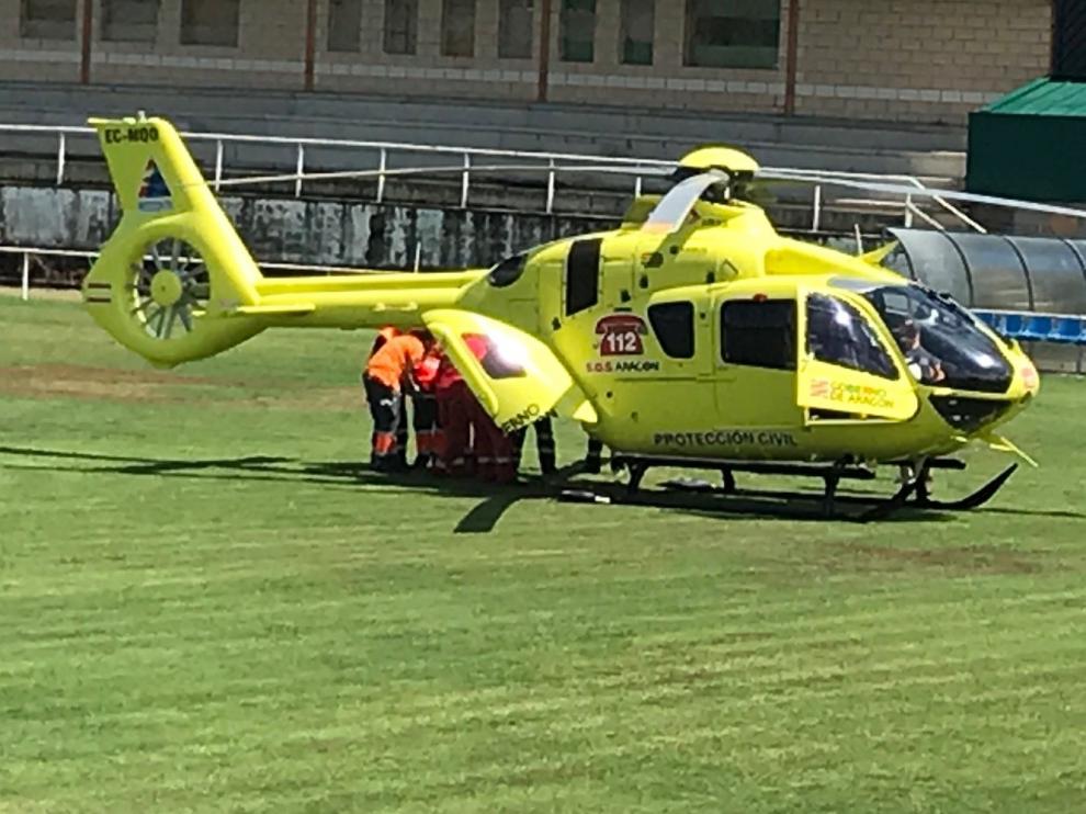 Herida de gravedad una trabajadora de Ordesa al caerle una piedra en la cabeza