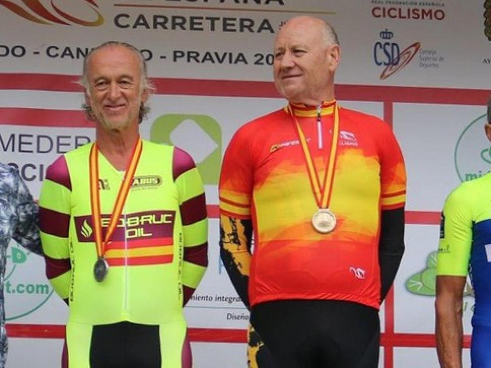Oro y plata para Argudo y García Landa en el Nacional de Ciclismo Master