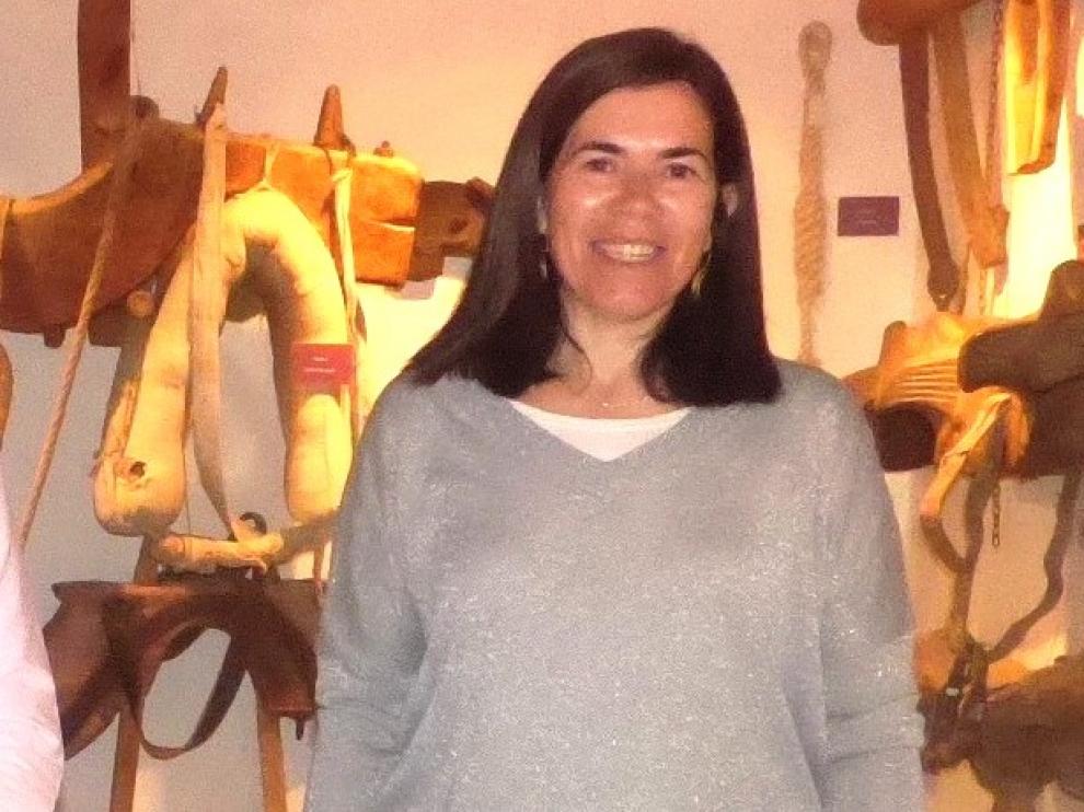 Begoña Subías: "Aquí se expone la memoria de esta comarca vaciada"