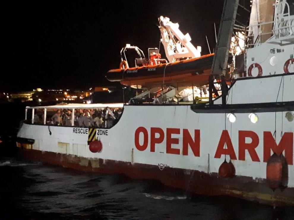 Calvo afirma que el Open Arms no tenia permiso para rescates y está sometido a la ley