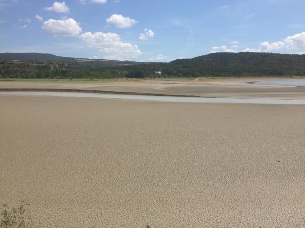 Barasona continúa sin una lámina de agua estable
