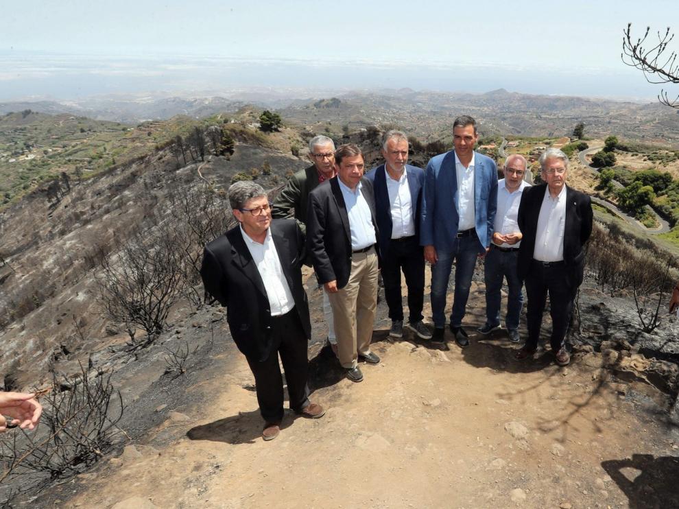 Pedro Sánchez garantiza a Gran Canaria la ayuda del Estado para su recuperación