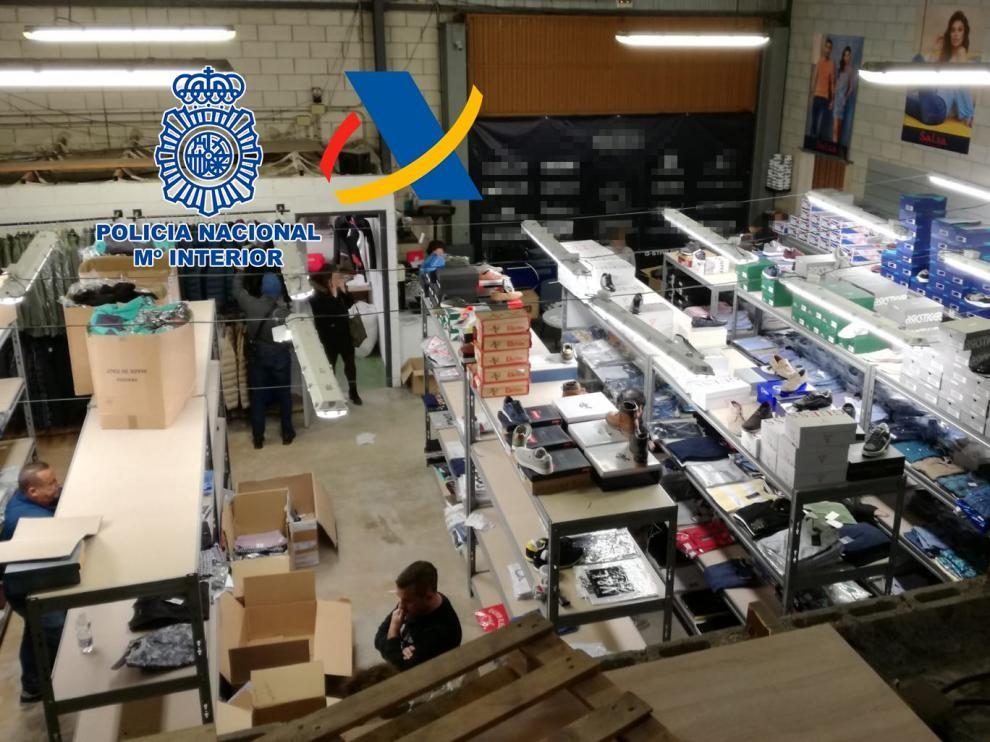 En Aragón se incautaron 12.145 objetos falsificados en 2018