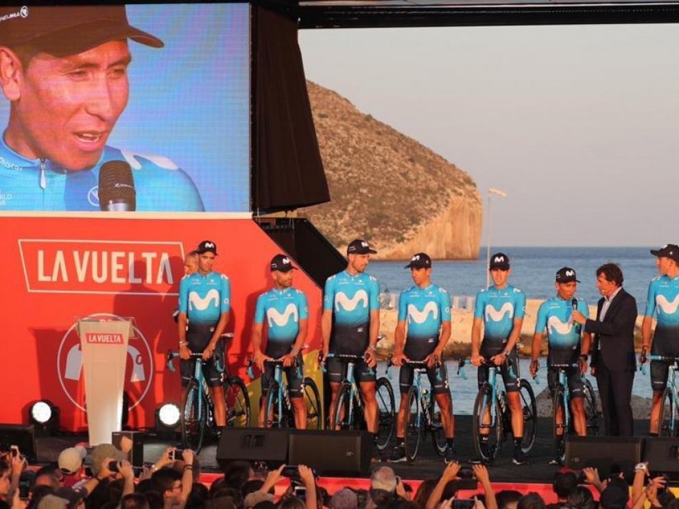 Sin Carapaz, Valverde y Quintana retan a Roglic y López