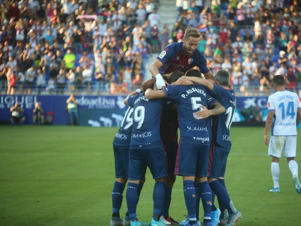 El Huesca se gusta en El Alcoraz (3-1)