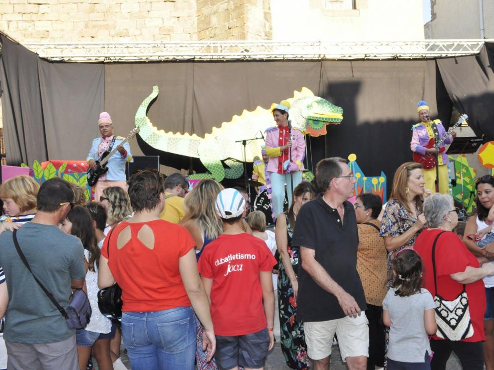 El Festival de Teatro de Calle deja Berdún con buena nota entre el público familiar