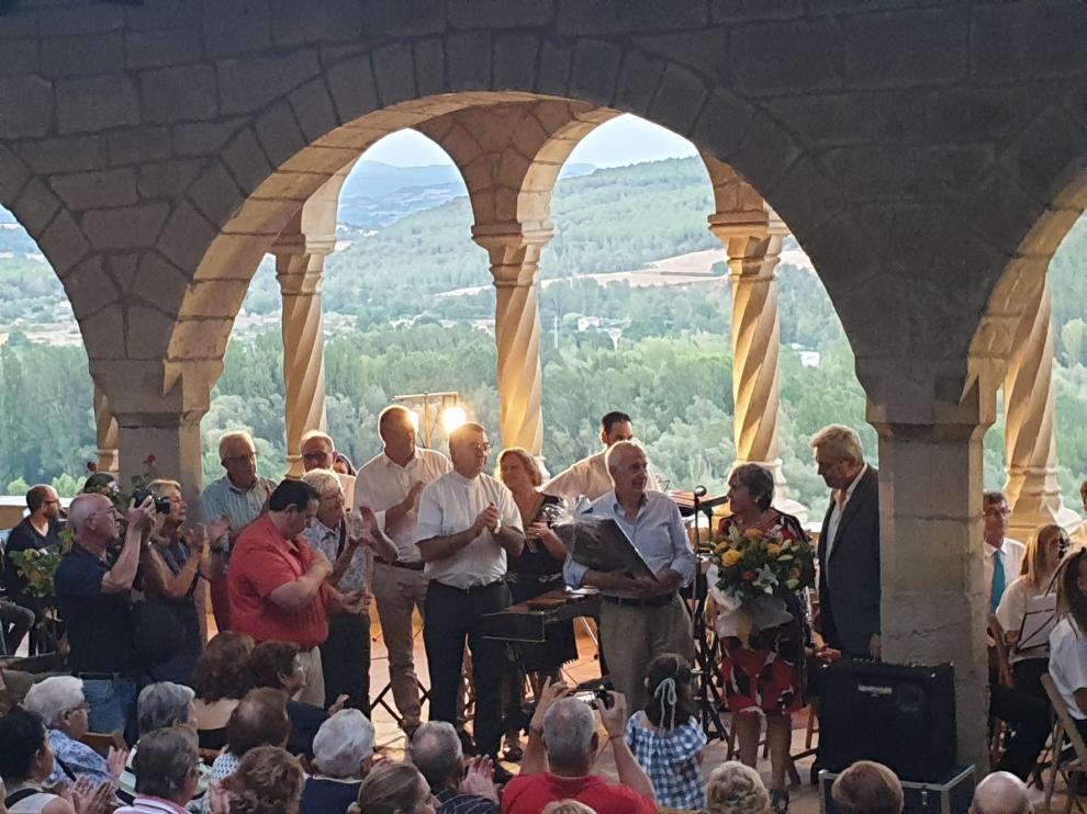 Música en la basílica de la Peña en el homenaje a Antonio Baldellou