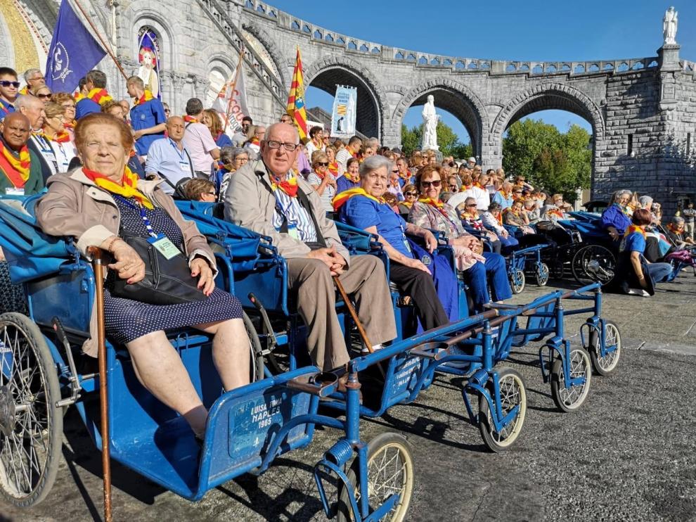 Un grupo de 260 personas participa en la XXIV peregrinación a Lourdes