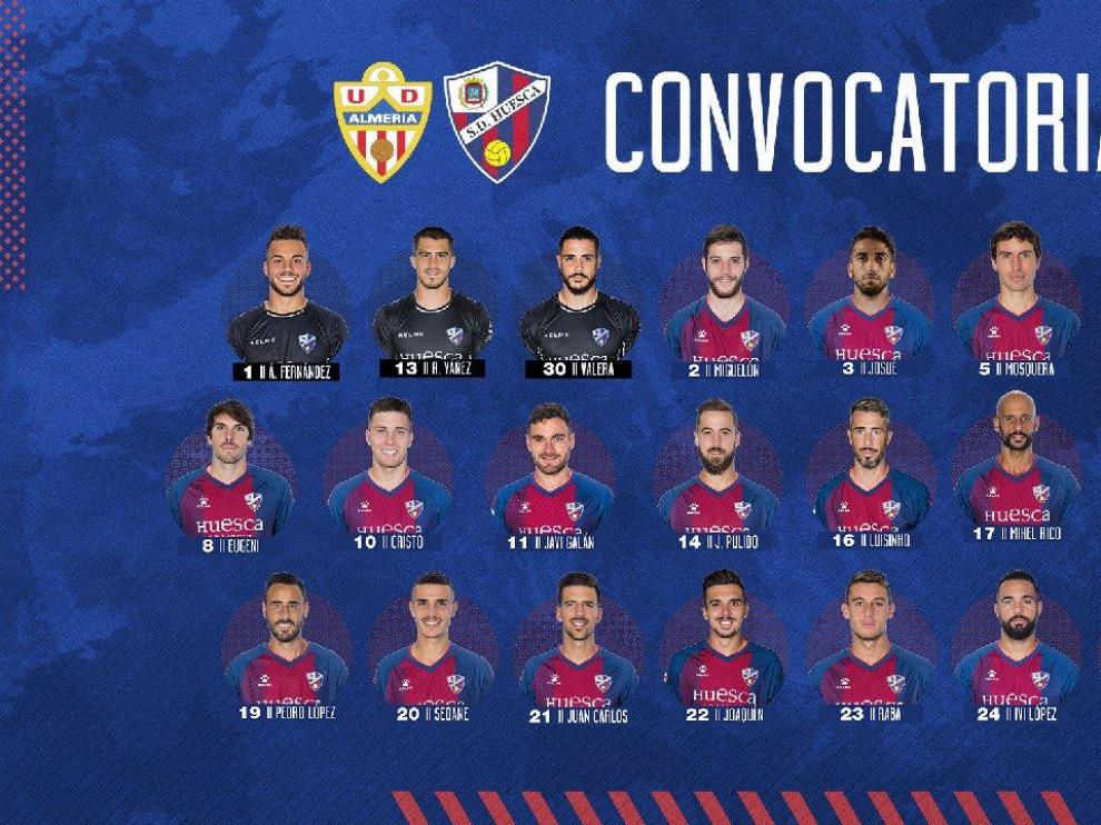 Escriche se cae de la convocatoria para Almería