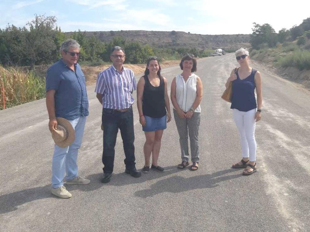 La carretera Binaced-Valcarca se reabre al tráfico en una semana