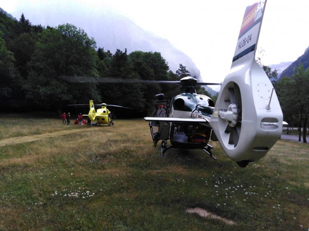 Muere un montañero francés en el Parque de Ordesa, al caer 100 metros en la Forqueta de los Gabietos