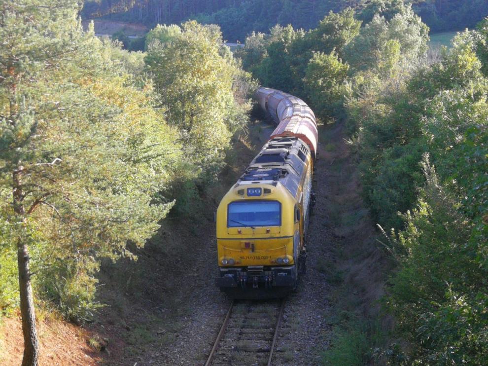 Descarrila un segundo mercancías entre Jaca y Canfranc Estación
