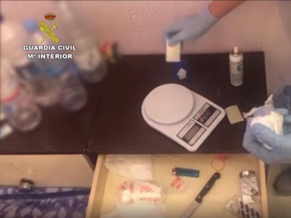 Cinco detenidos por tráfico de cocaína en Jacetania y Alto Gállego