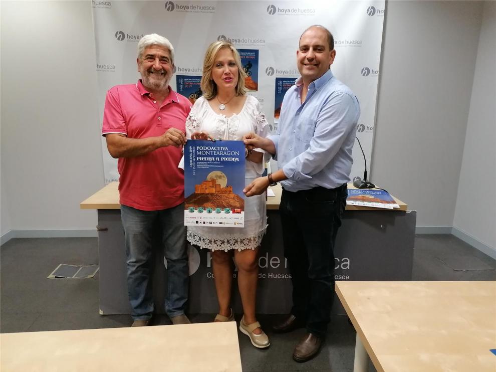 La marcha cicloturista de BTT Piedra a Piedra apoya la rehabilitación del castillo de Montearagón