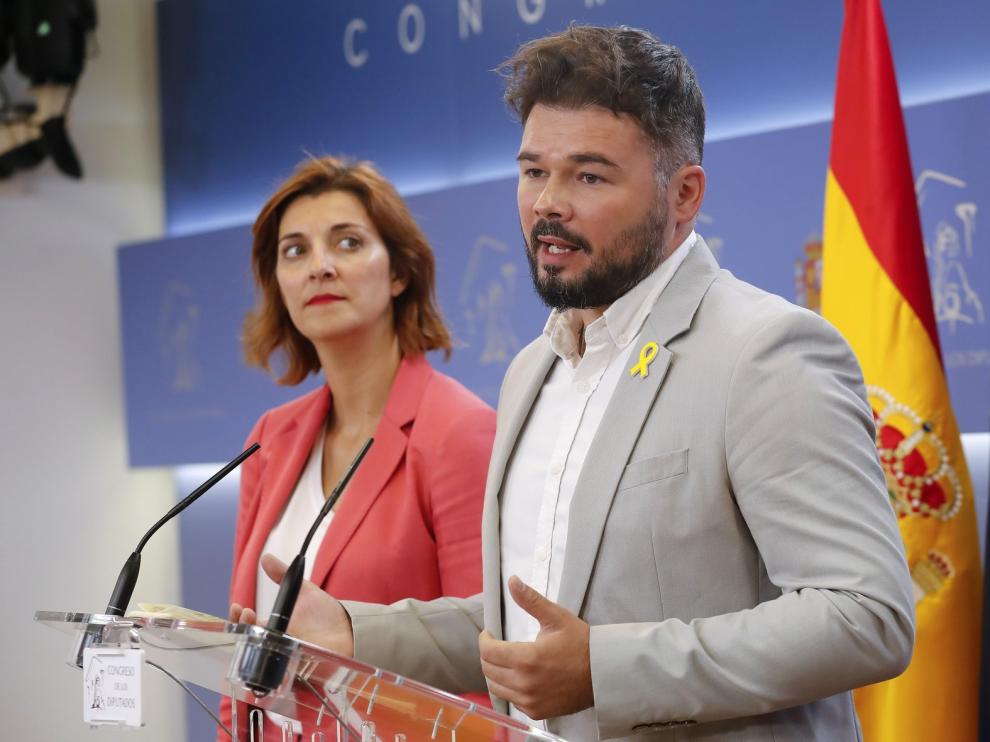Rufián asegura que ERC no bloqueará una posible investidura de Sánchez